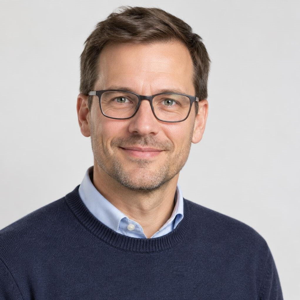 Portrait of a German male researcher