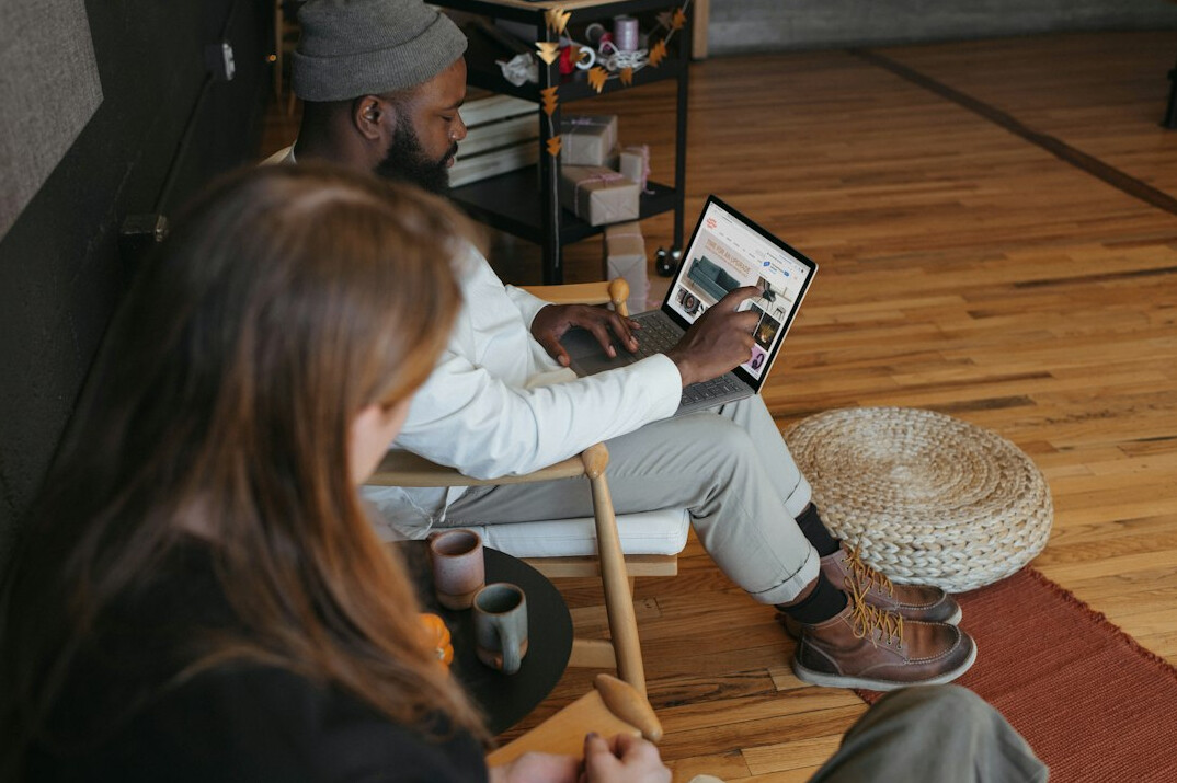 people interacting via digital devices